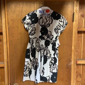 Girls crew cuts silk crepe dress